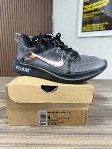 Nike x Off White Zoom Fly Black Sz 8