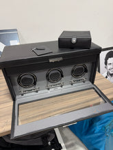 Load image into Gallery viewer, Wolf Watch Winder 3 Watch With Storage Heritage 270502
