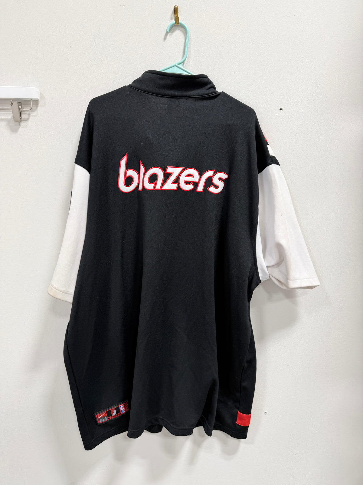 Y2K Nike Portland Trail Blazers pre-game shirt men's sz 3XL