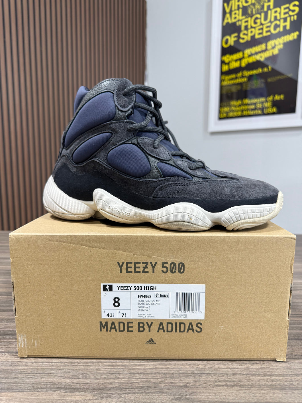 Yeezy 500 High Slate Sz 8