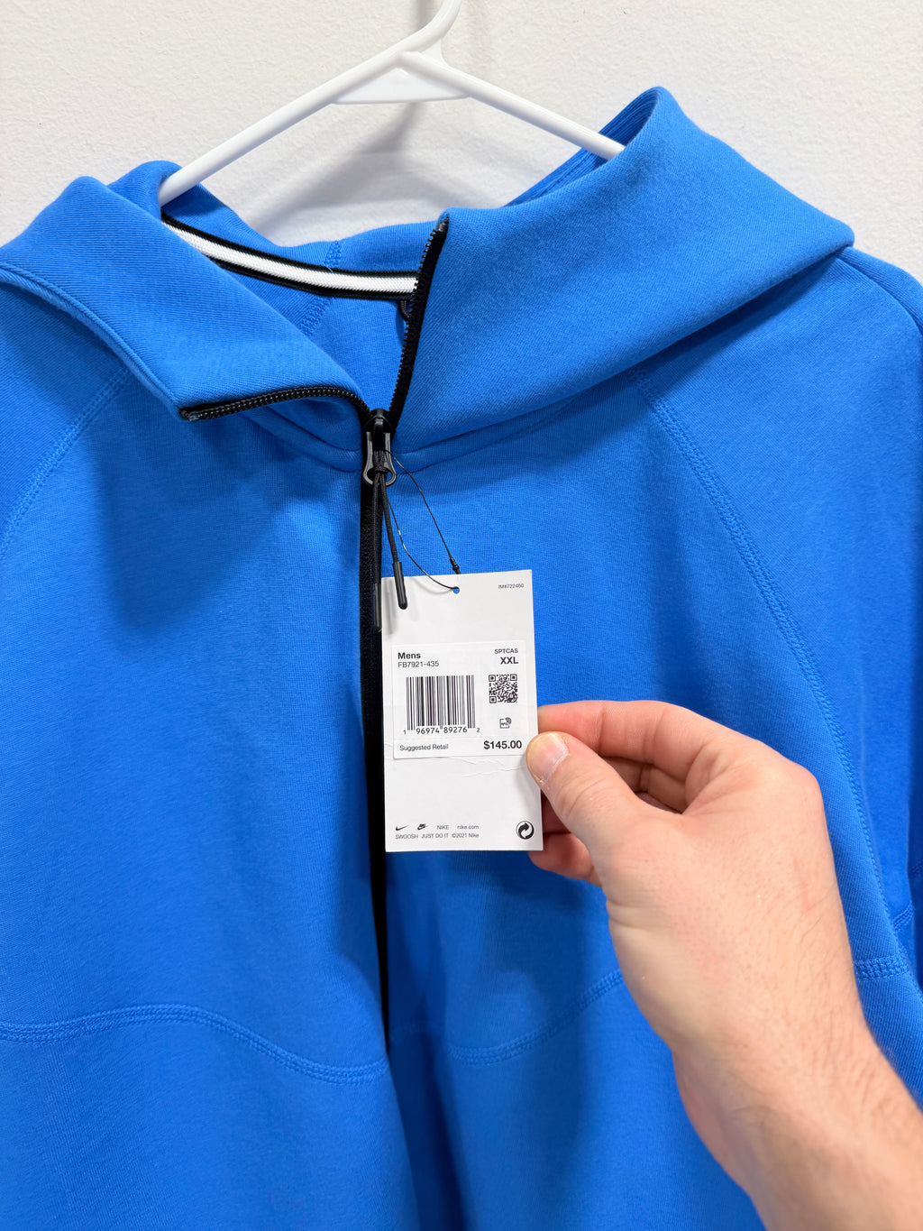 Nike Sportswear Tech Fleece Windrunner Full-Zip Hoodie & shorts set men's sz 2XL