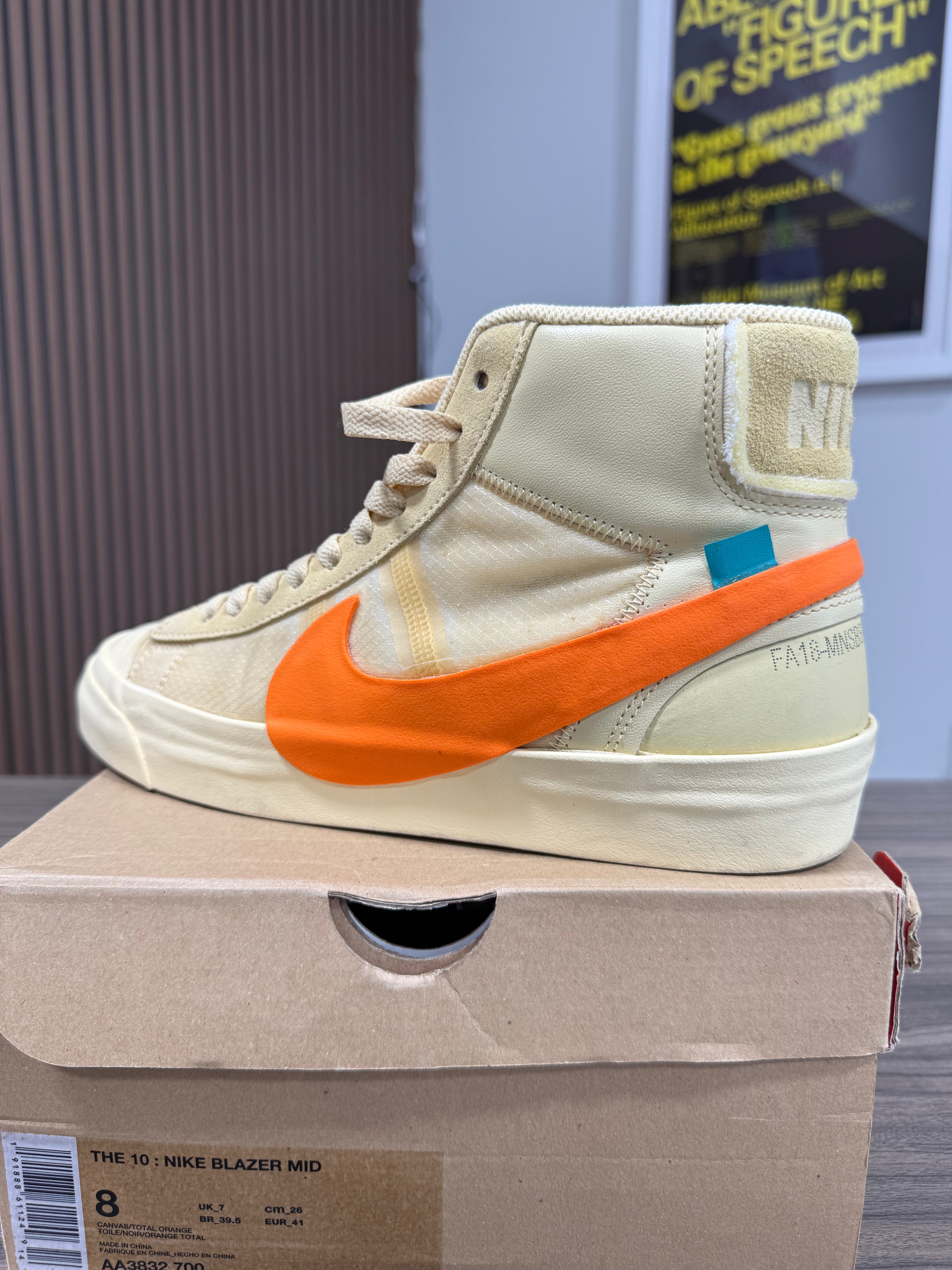 Nike x Off White Blazer Mid All Hollows Eve Sz 8