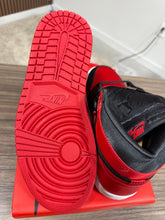 Load image into Gallery viewer, Wmns Jordan 1 High Satin Bred Sz 9.5
