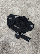 Load image into Gallery viewer, Black Supreme Waist Bag Fanny Pack Shoulder Bag
