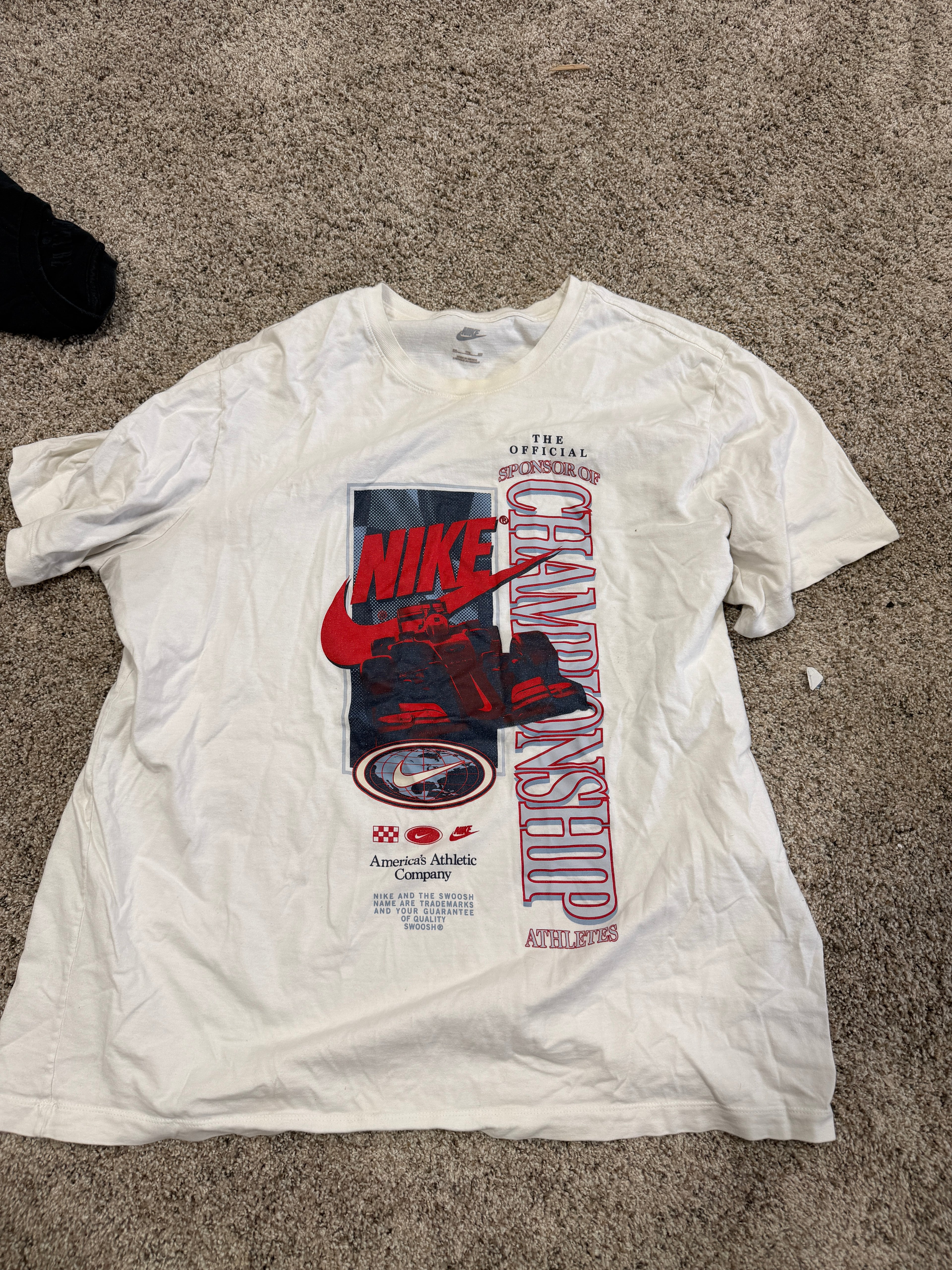 Nike T Shirt XXL Georgia Bulldogs Grand Prix Short Sleeve Tee