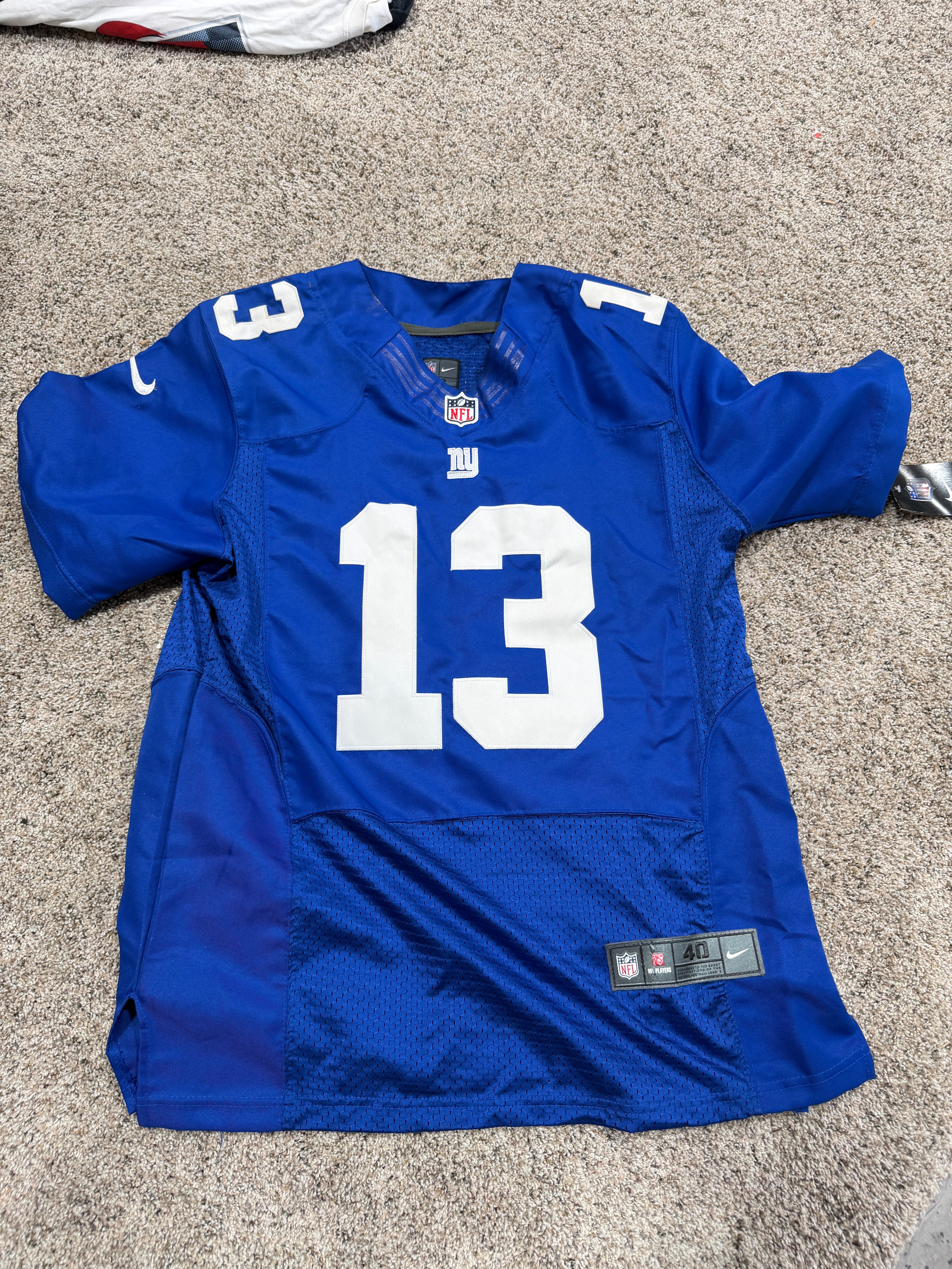 New York Gaints Beckham JR Nike On Field Jersey sz XL item J 1