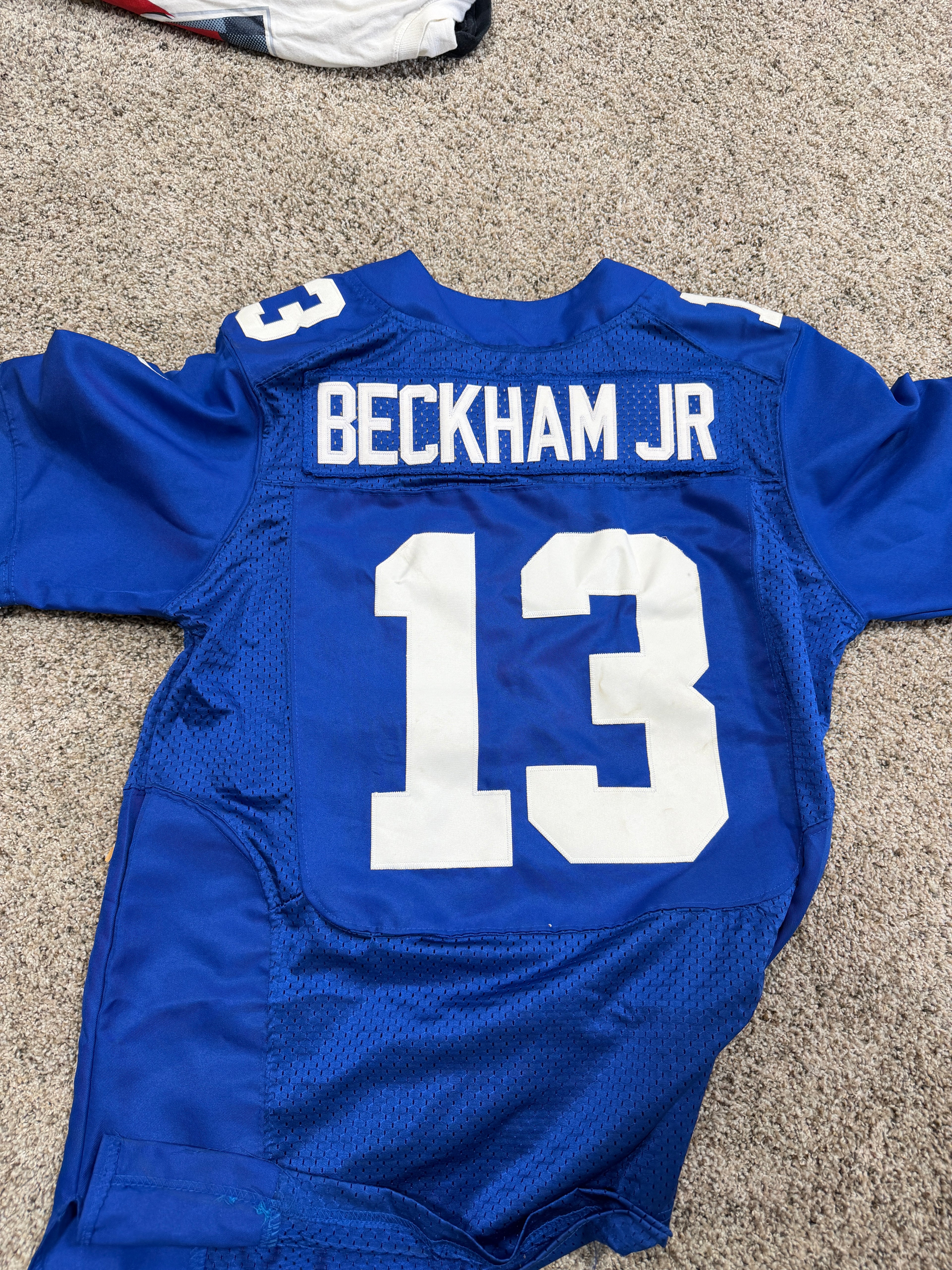 New York Gaints Beckham JR Nike On Field Jersey sz XL item J 1