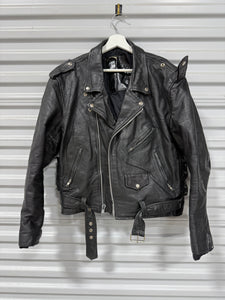 Real Leather Jacket Sz M