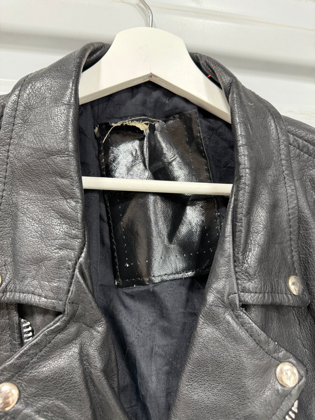 Real Leather Jacket Sz M