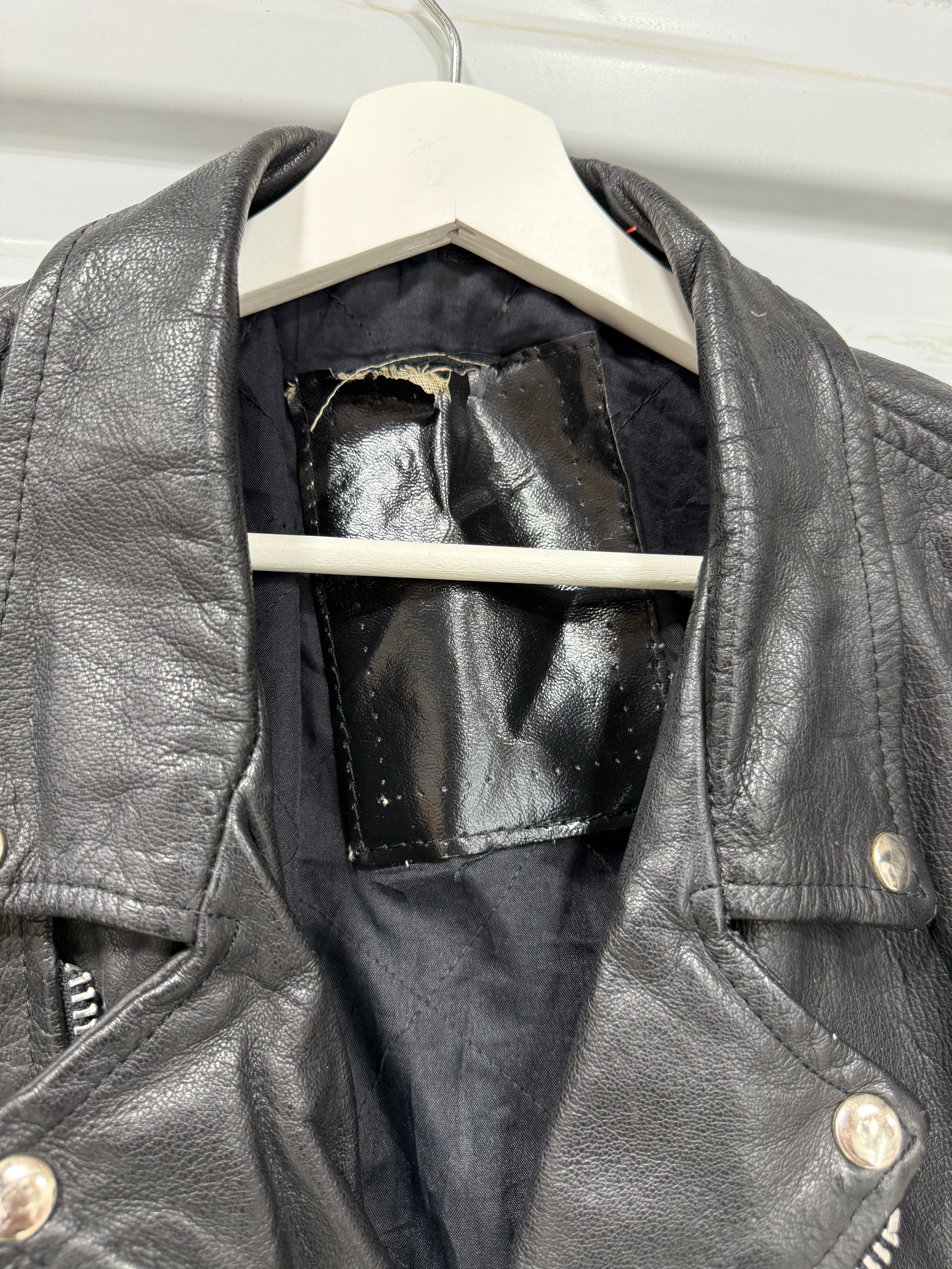Real Leather Jacket Sz M