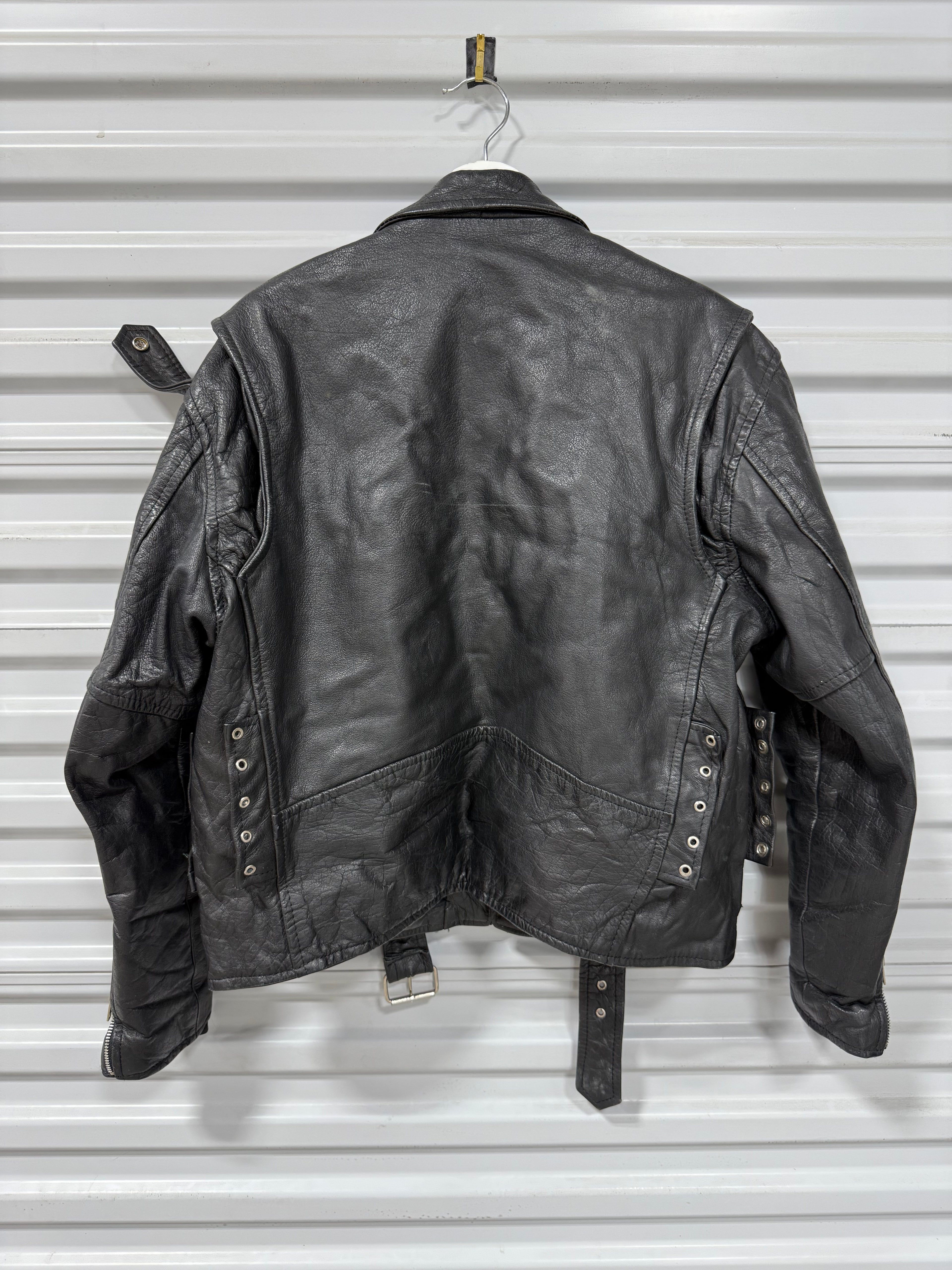 Real Leather Jacket Sz M