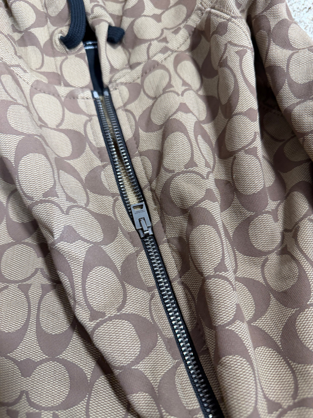 Coach Zip Up Hoodie Size Large