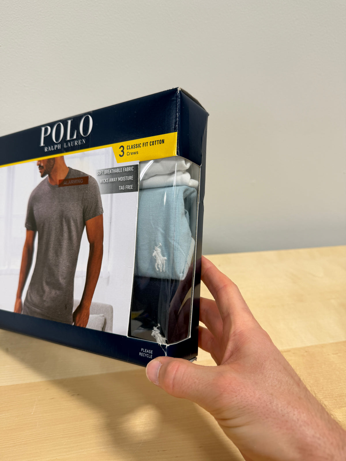 Polo Ralph Lauren Classic Fit Cotton Crews Sz S