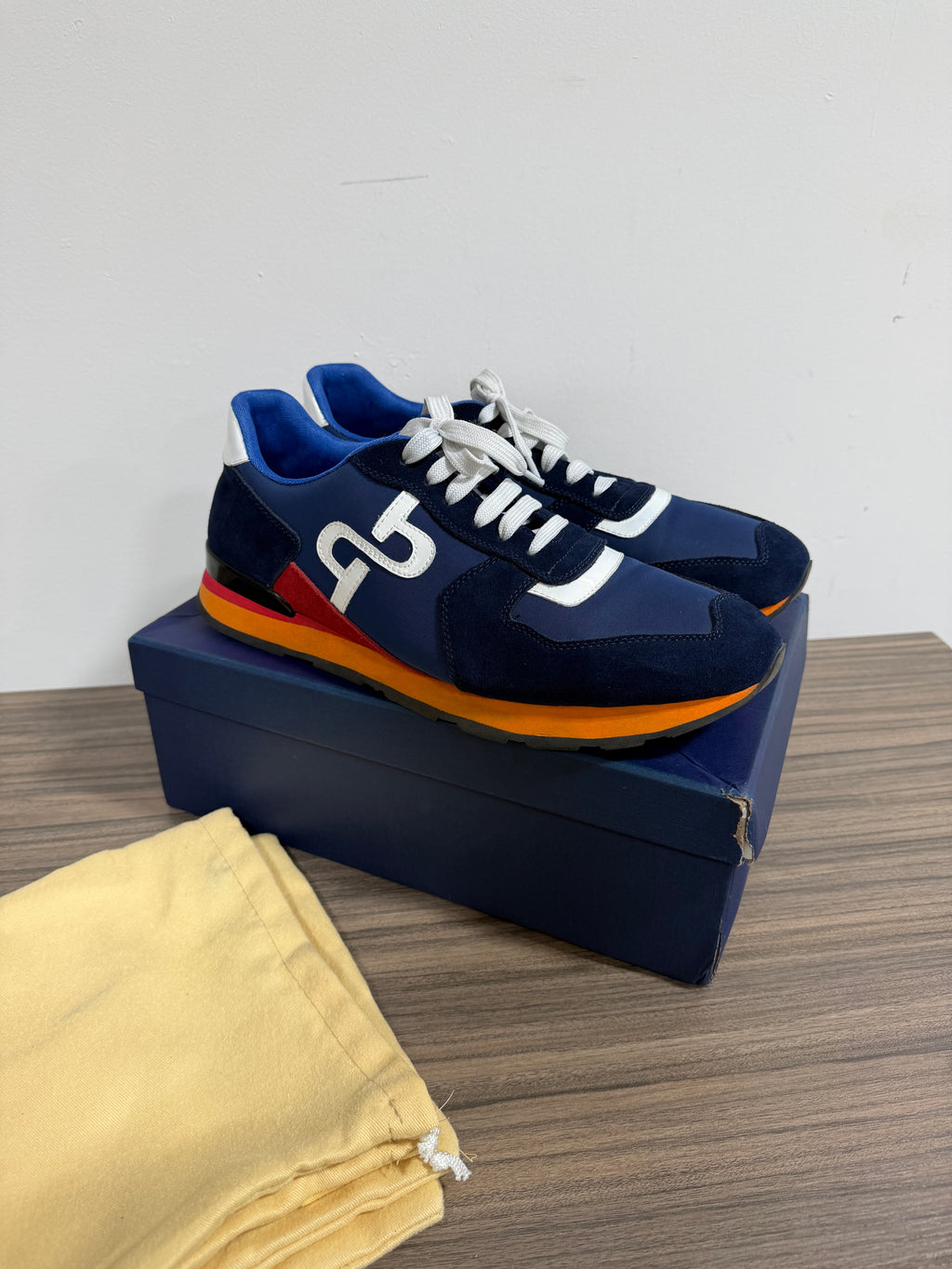 OPP Men’s Fashion Sneakers Blue Suede Sz 11.5