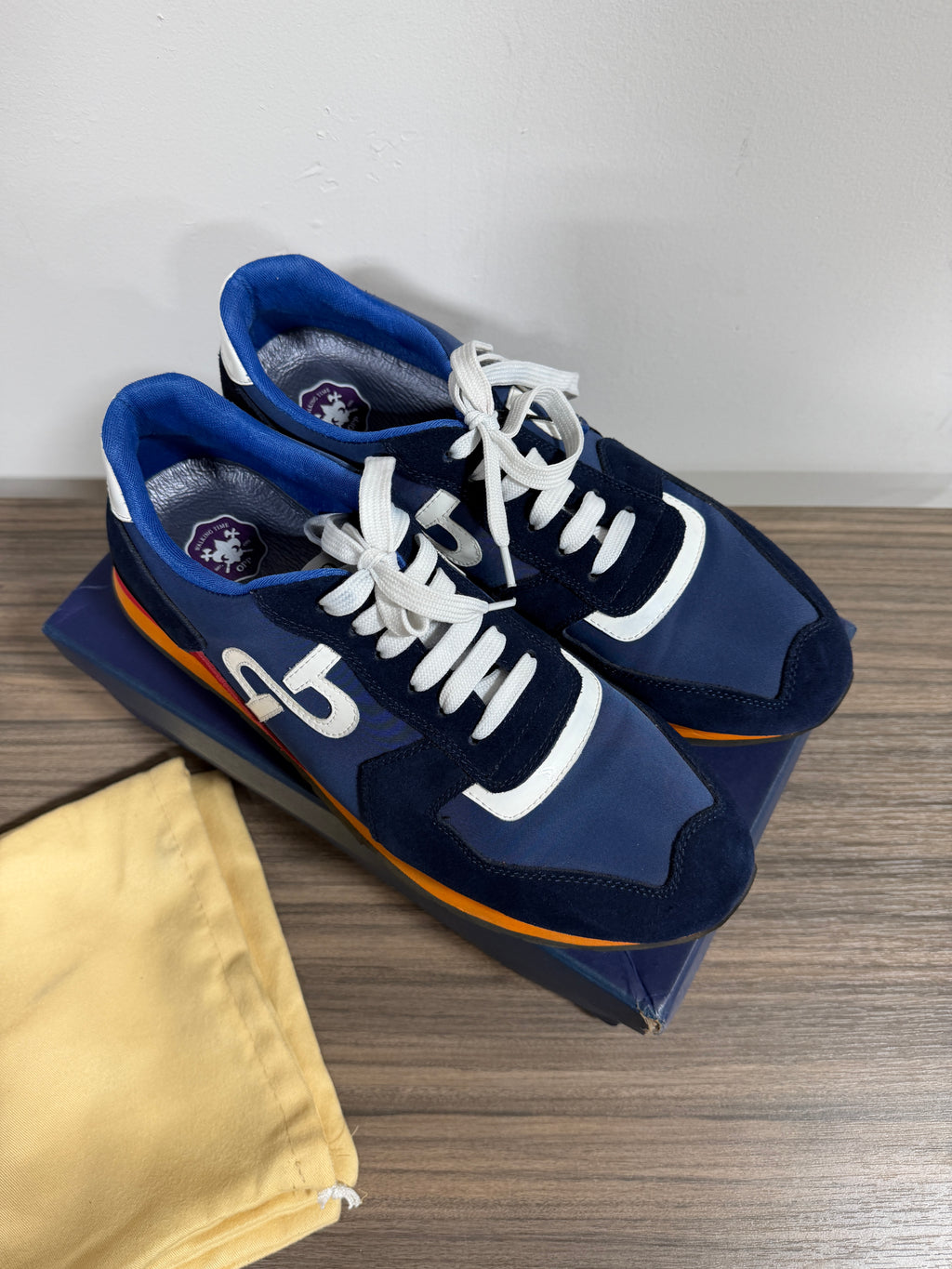 OPP Men’s Fashion Sneakers Blue Suede Sz 11.5
