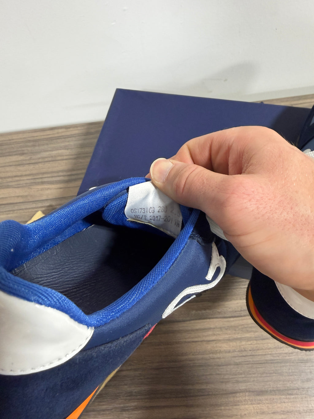 OPP Men’s Fashion Sneakers Blue Suede Sz 11.5