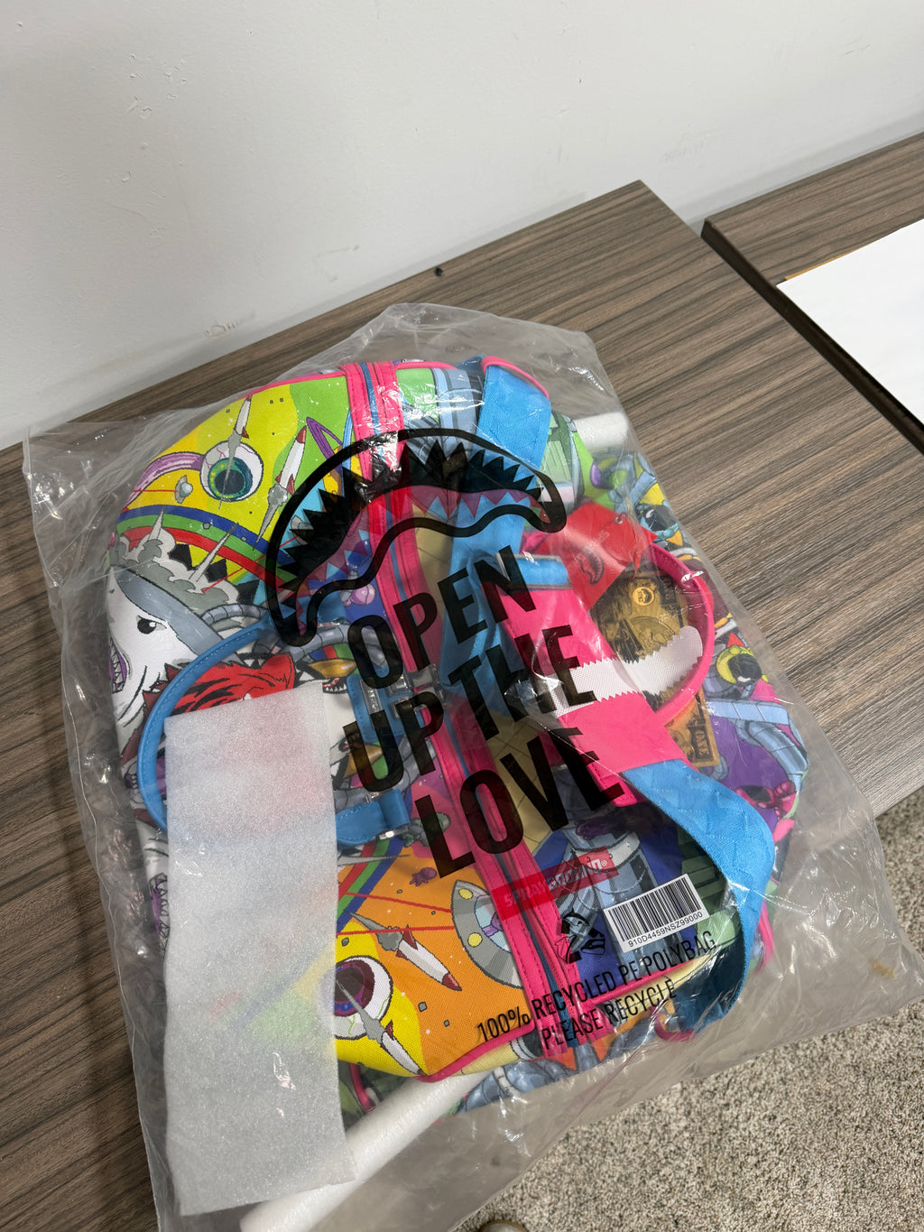 Sprayground Limited Edition Chaotic Universe Duffle Bag