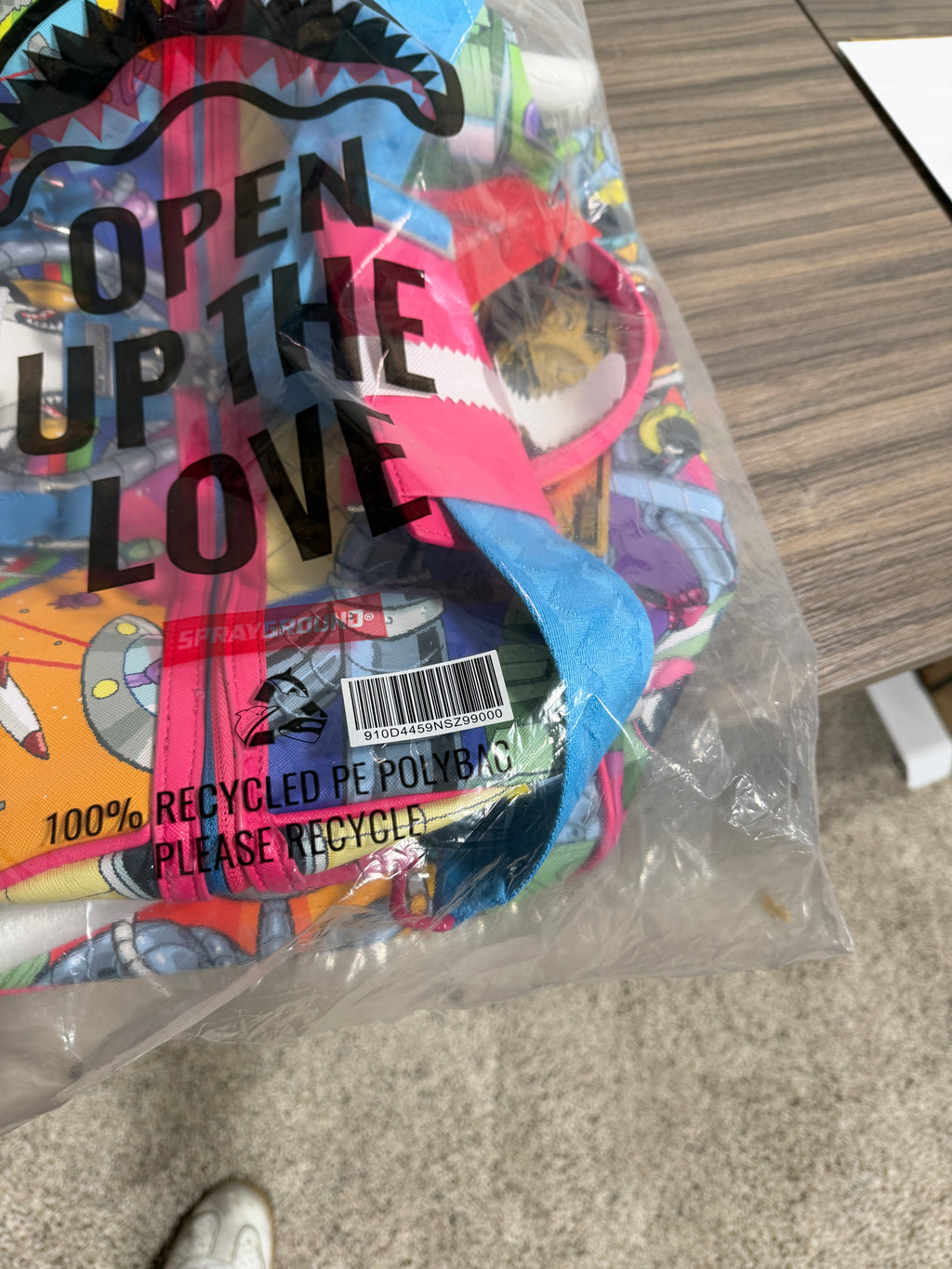 Sprayground Limited Edition Chaotic Universe Duffle Bag