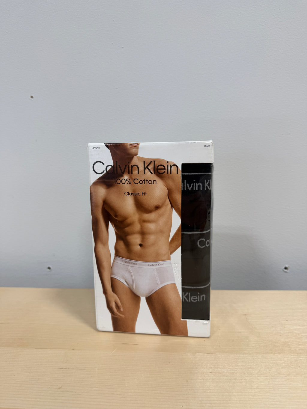 Calvin Klein Briefs Mens Sz XL 3 Pack Black