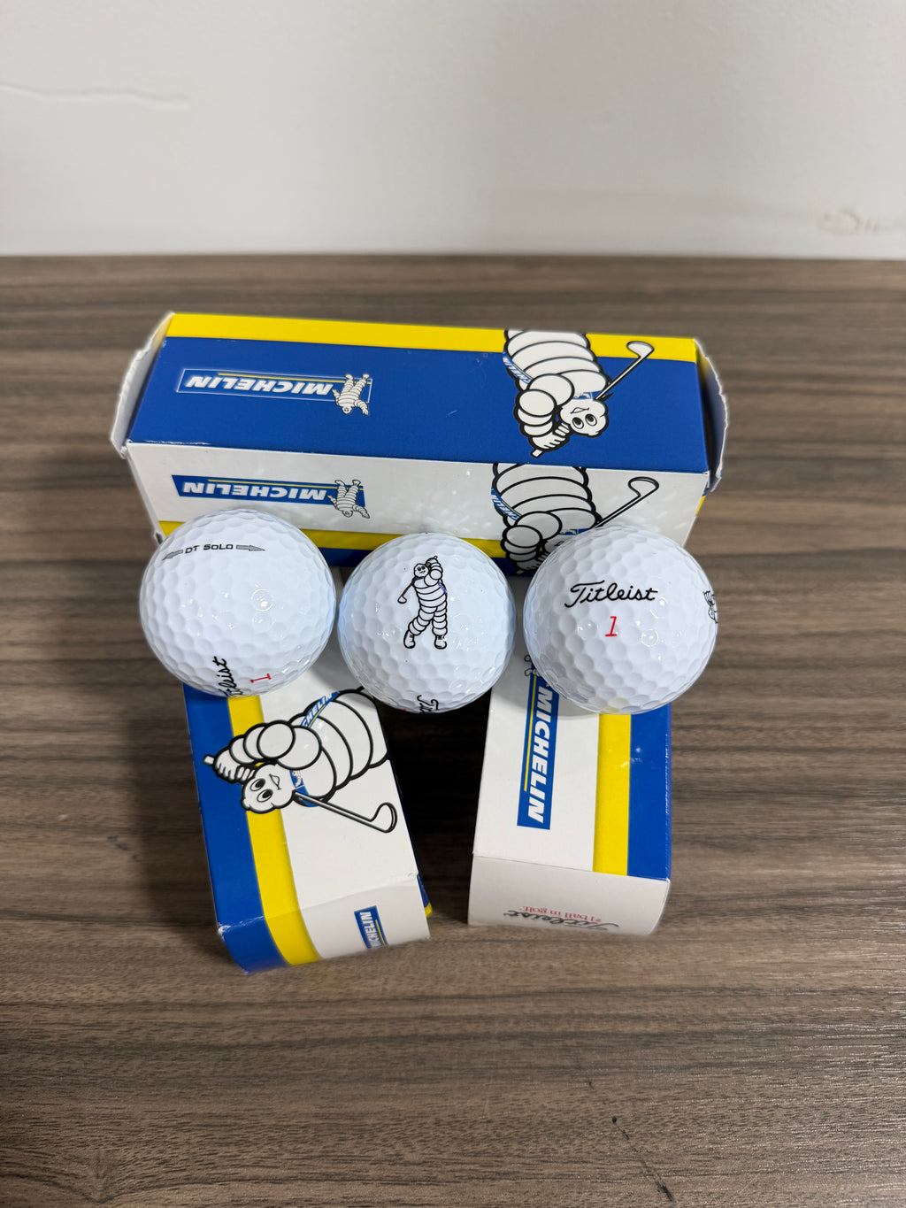 Michelin Titleist DT Solor Golf Balls (1 Sleeve Per Order)