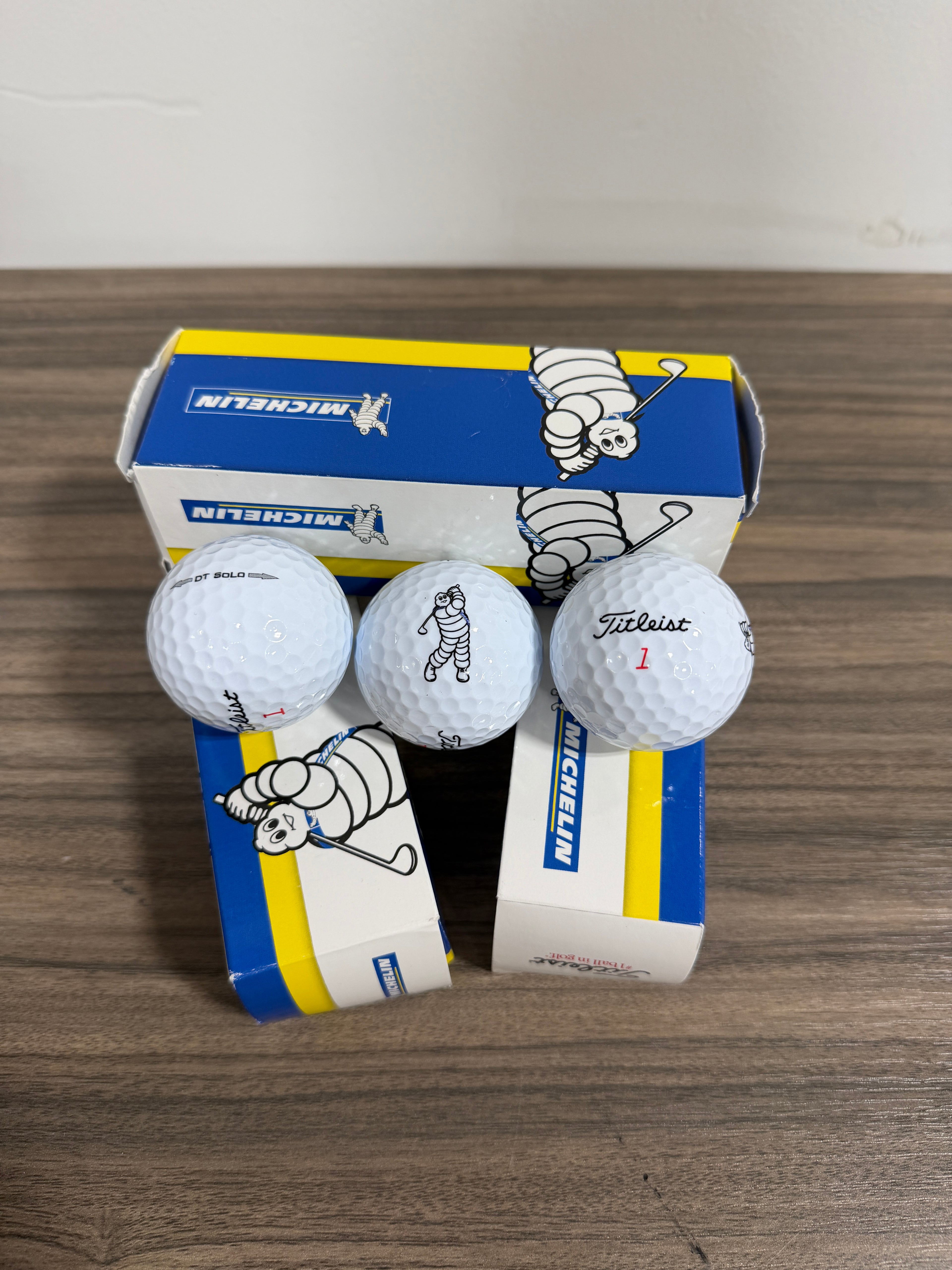 Michelin Titleist DT Solor Golf Balls (1 Sleeve Per Order)