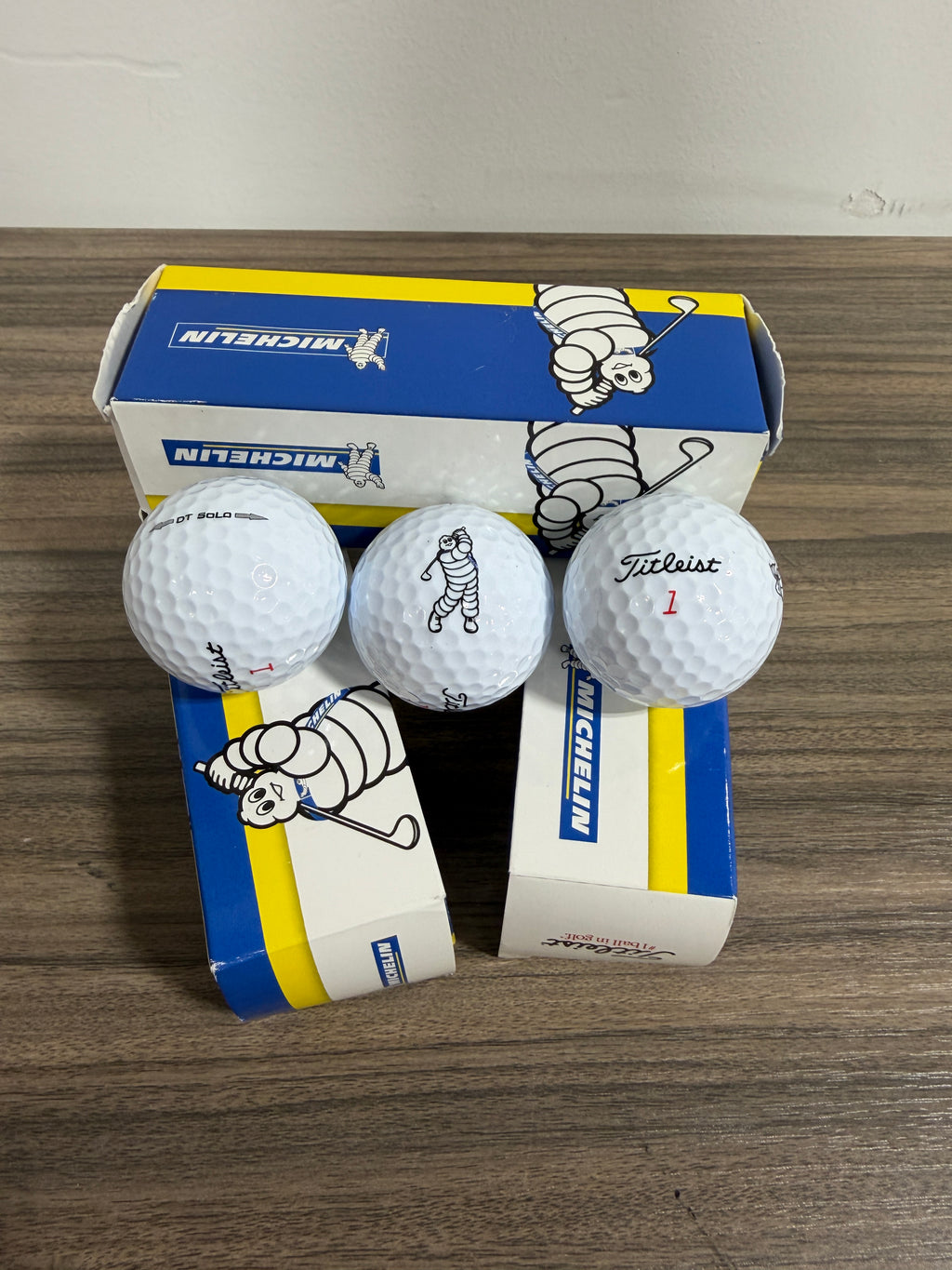 Michelin Titleist DT Solor Golf Balls (1 Sleeve Per Order)