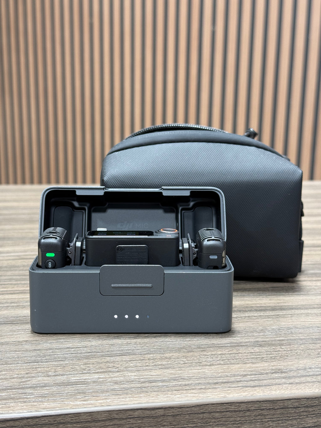 DJI Mic 2 (2 TX + 1 RX + Charging Case), Wireless Lavalier Microphone, Intelligent Noise Cancelling, 32-bit Float Internal Recording, 820 ft.(250m) Range, Microphone for iPhone, Android, Camera