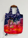Japanese Reusable Tote Bag With Handle