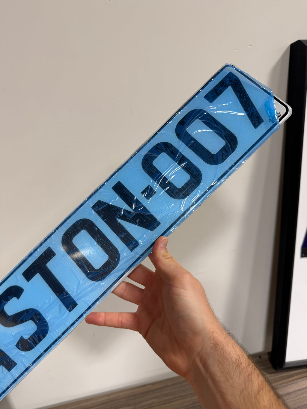 ASTON 007 Number Plate