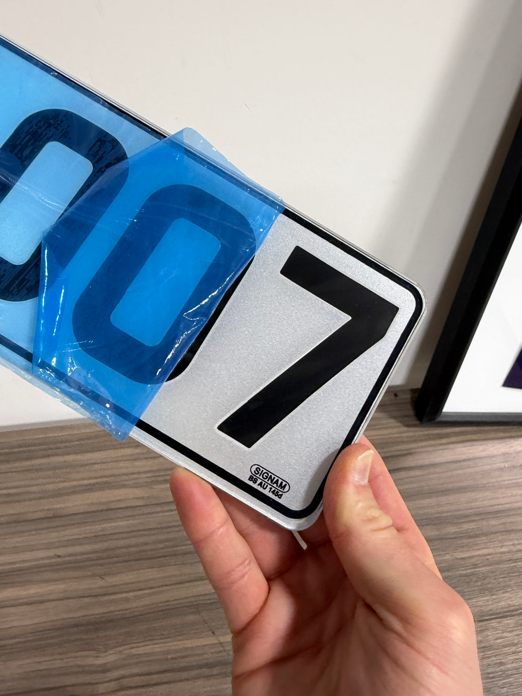 ASTON 007 Number Plate