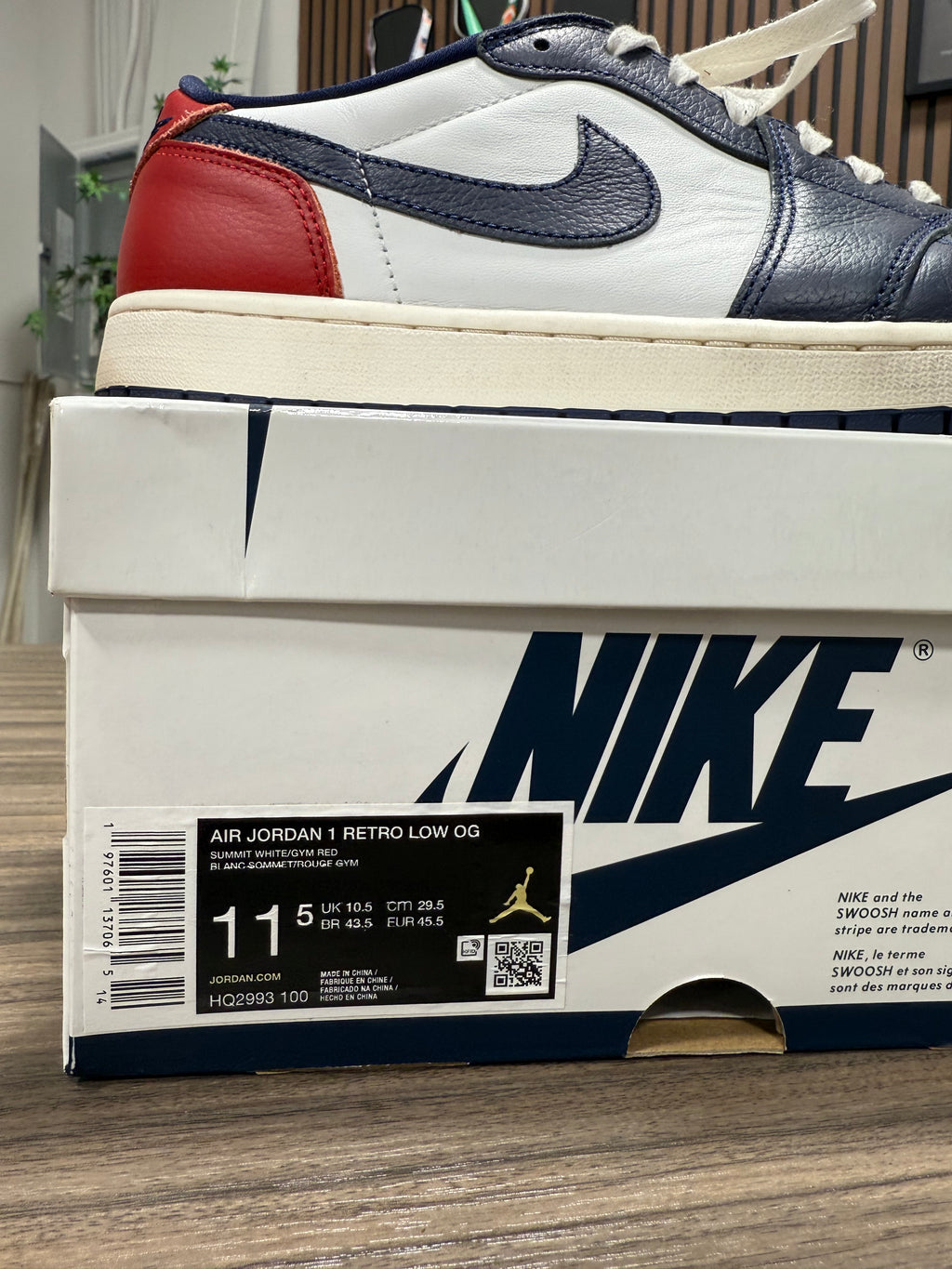 Jordan 1 Low Howard Sz 11.5