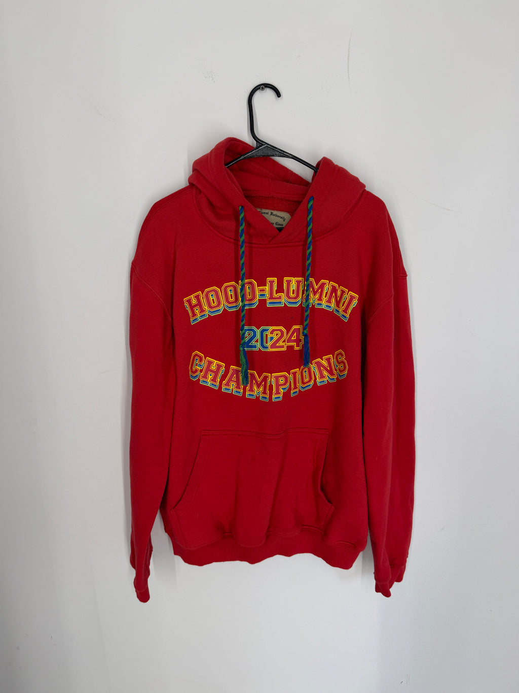 Hood-Lumni Red Hoodie Sz 2XL