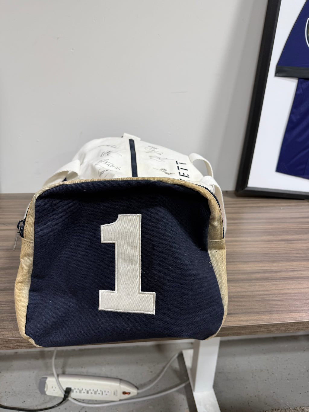 Hackett London Astron Martin Racing Union Jack duffel