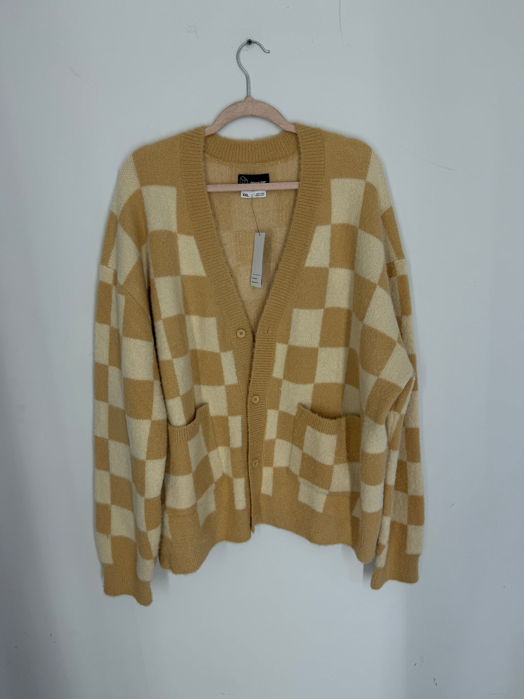 Original use oversized knit cardigan men's sz 2XL