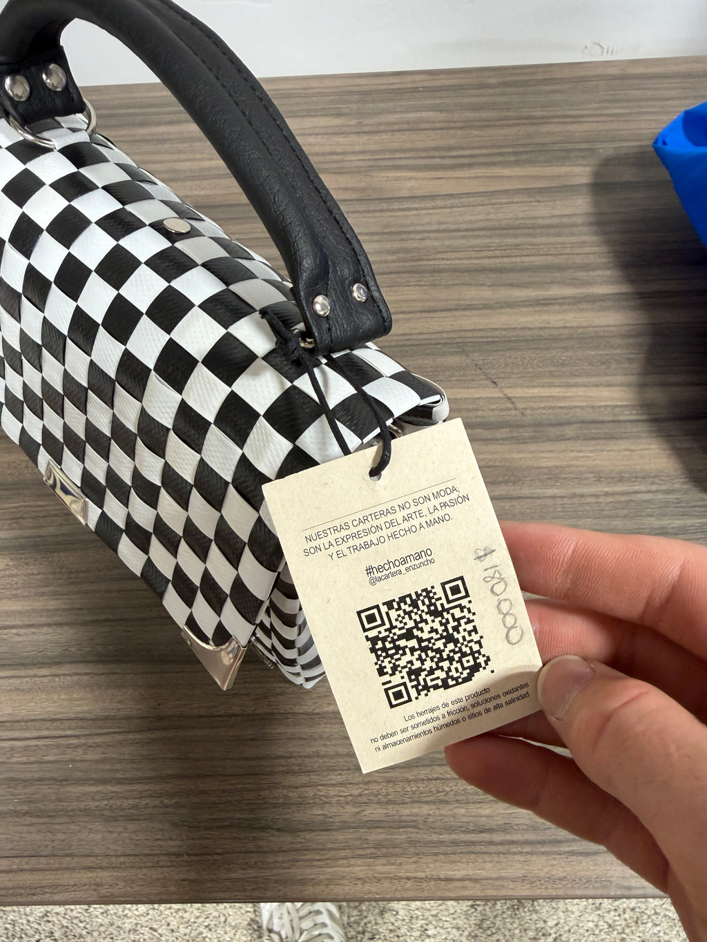 La Carte Checkered Bag