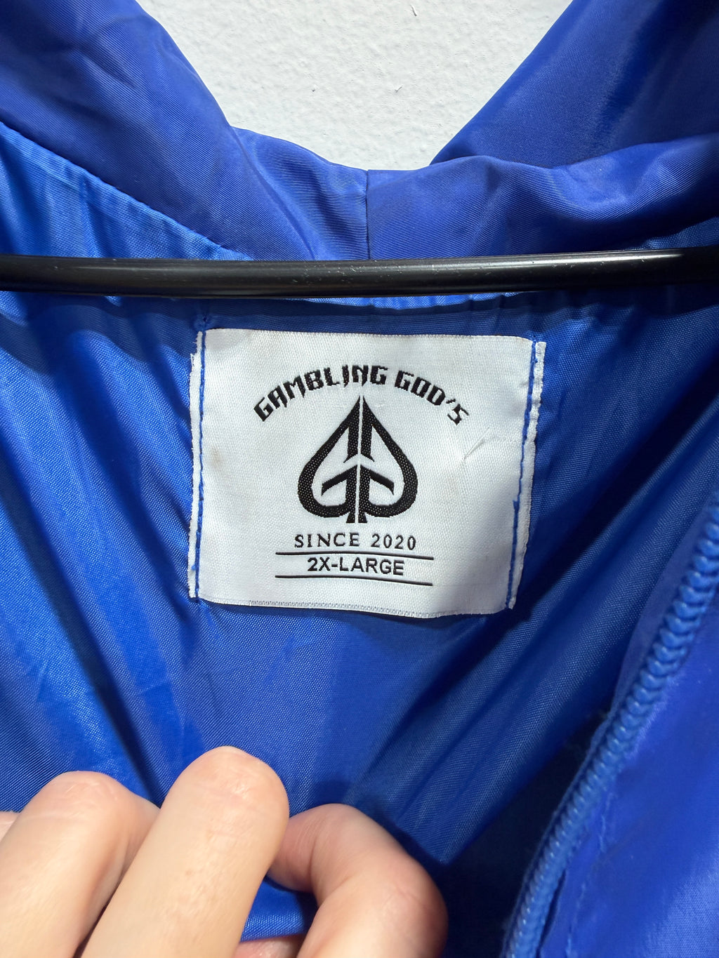 "Big Risk Big Reward" windbreaker set men's sz 2XL