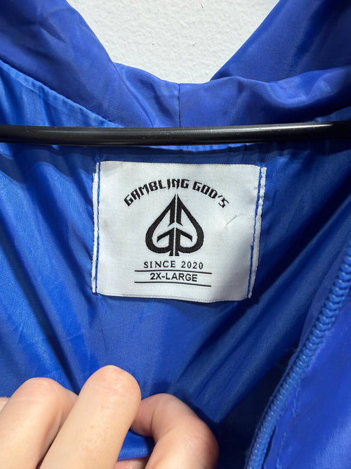 "Big Risk Big Reward" windbreaker set men's sz 2XL