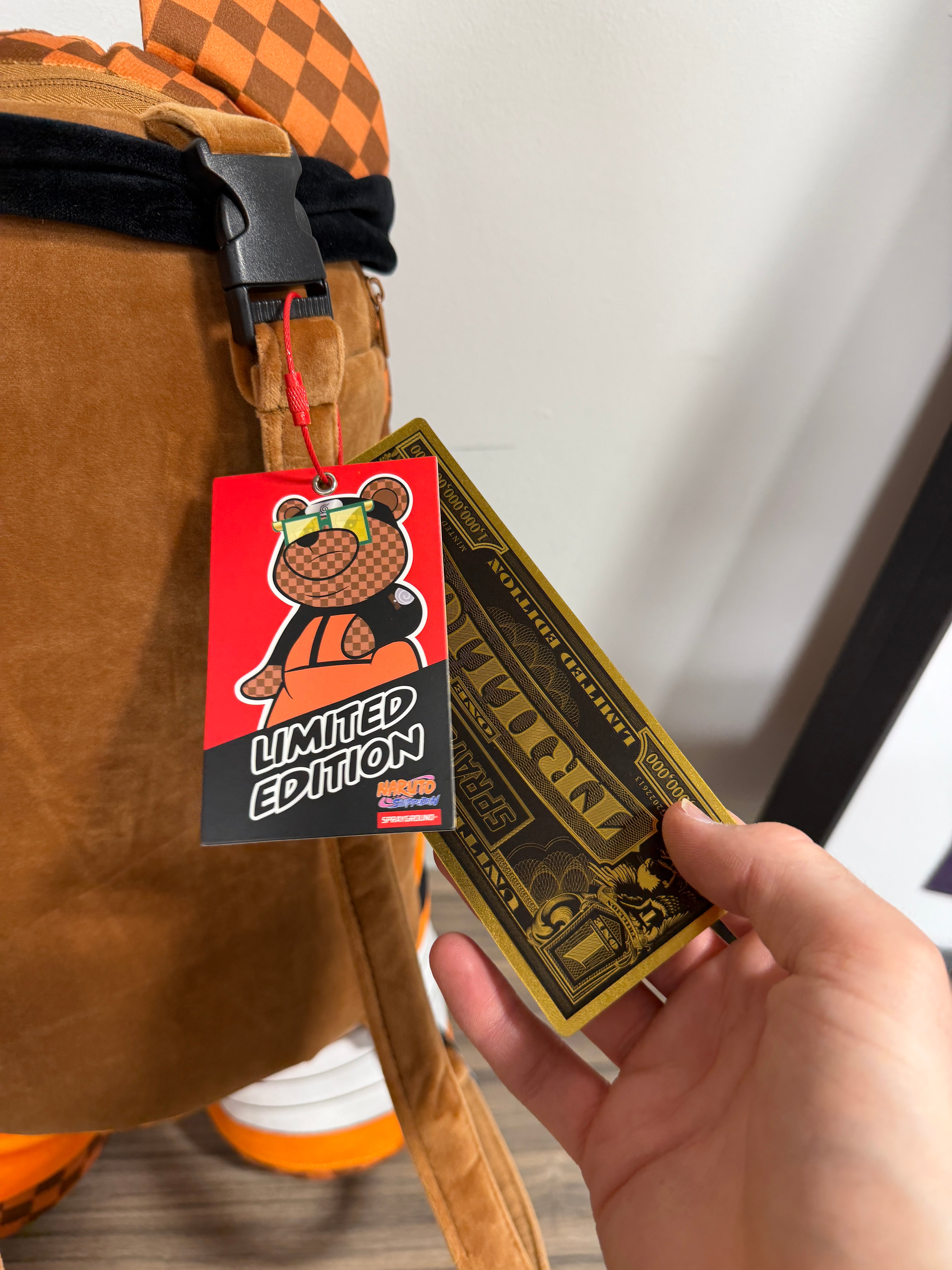 Sprayground Naruto Moneybear Limited Edition Backpack