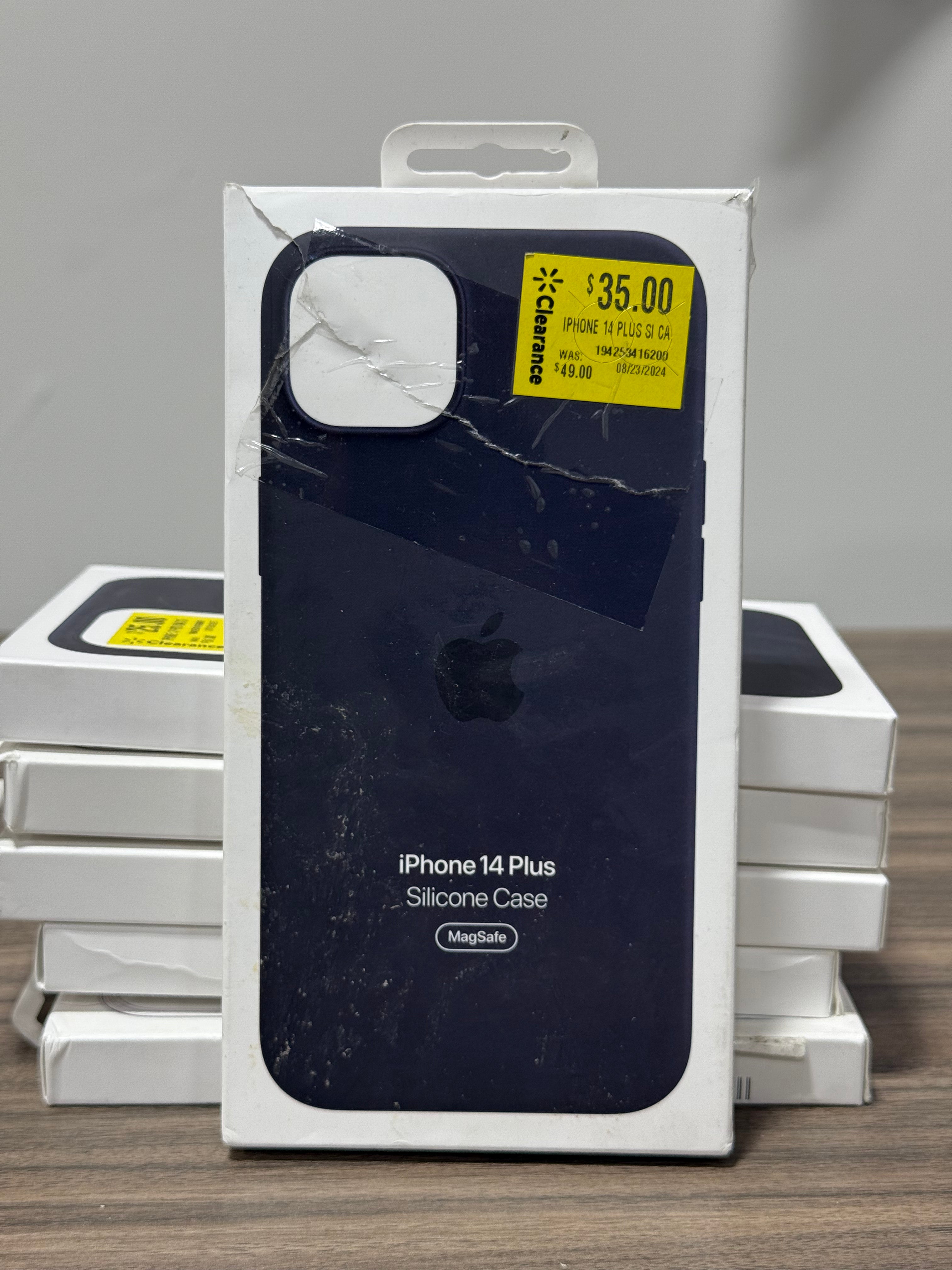 iPhone 14 Plus Silicone Case - Midnight