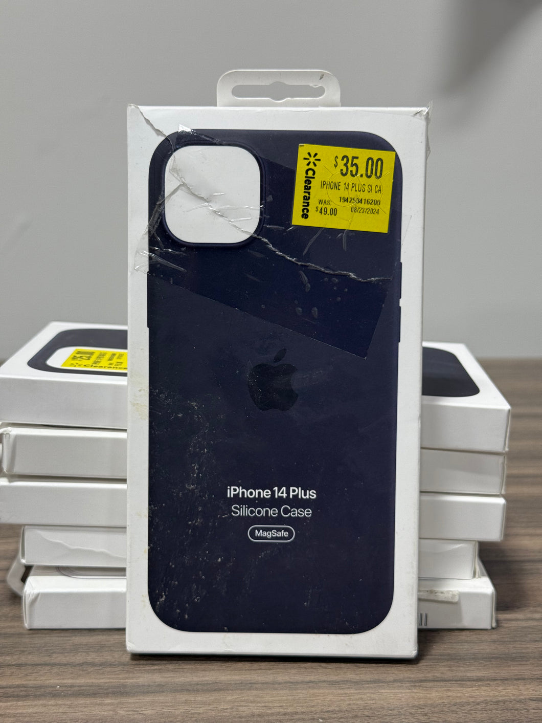 iPhone 14 Plus Silicone Case - Midnight