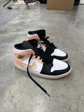 Jordan 1 Mid Arctic Orange Black Toe Sz 13