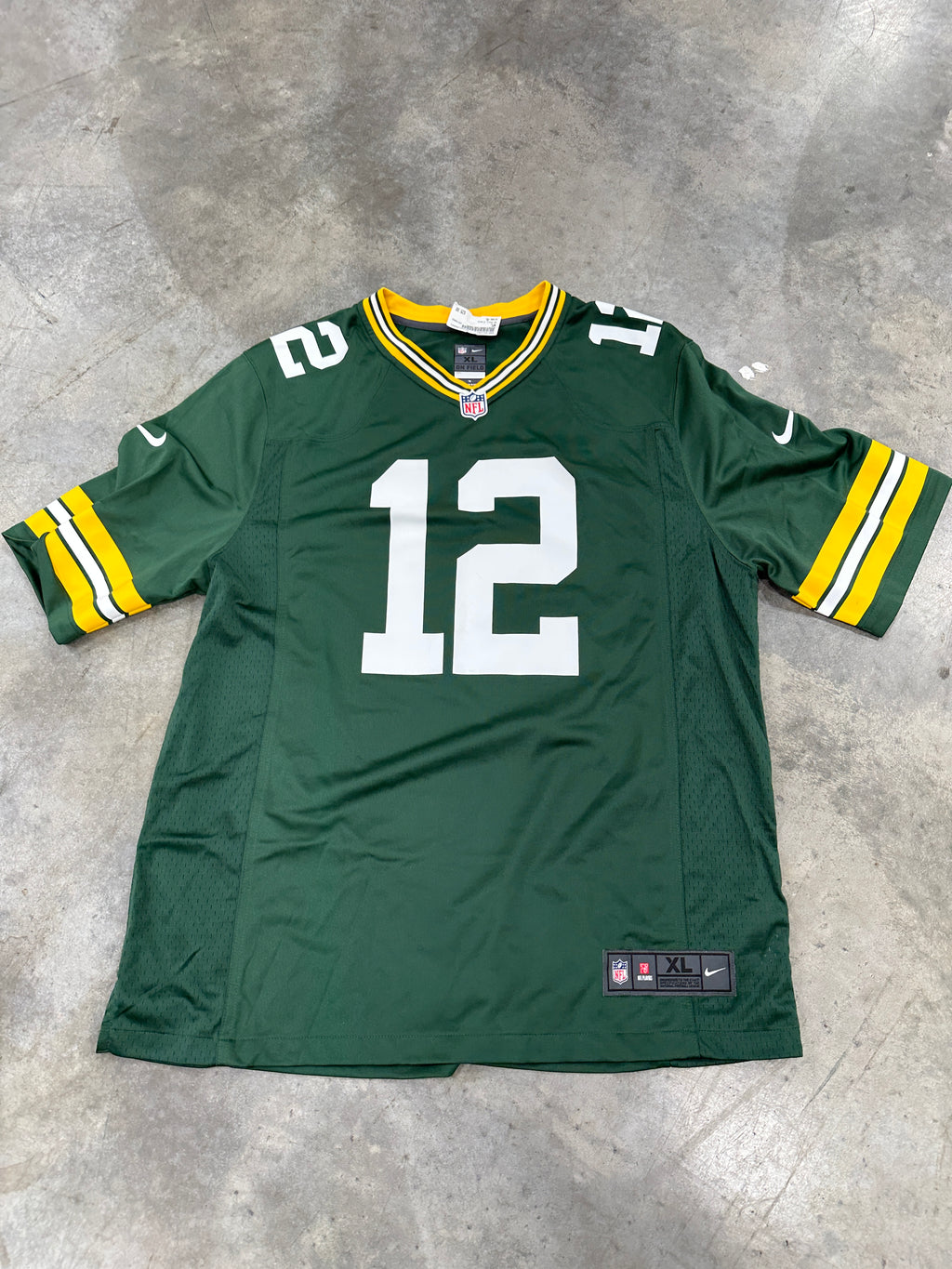 Aaron Rodgers Green Bay Jersey Sz XL
