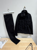 Adriano Goldschmied Dart Classic Trucker Jacket & straight leg jean men's sz XL & 40x32