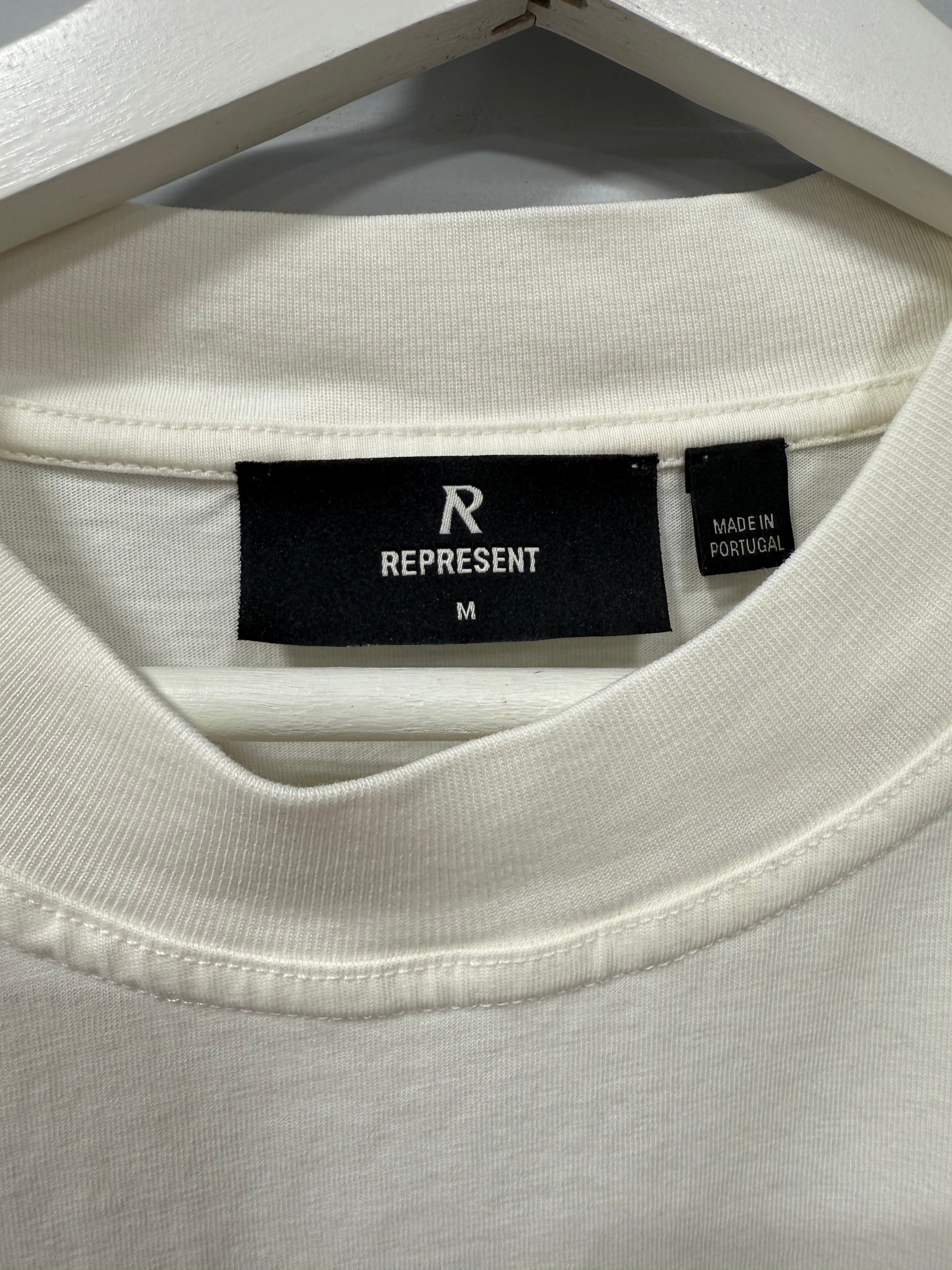 Represent T-Shirt White Sz M