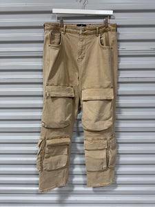 Represent Cargo Pants Tan Sz 32