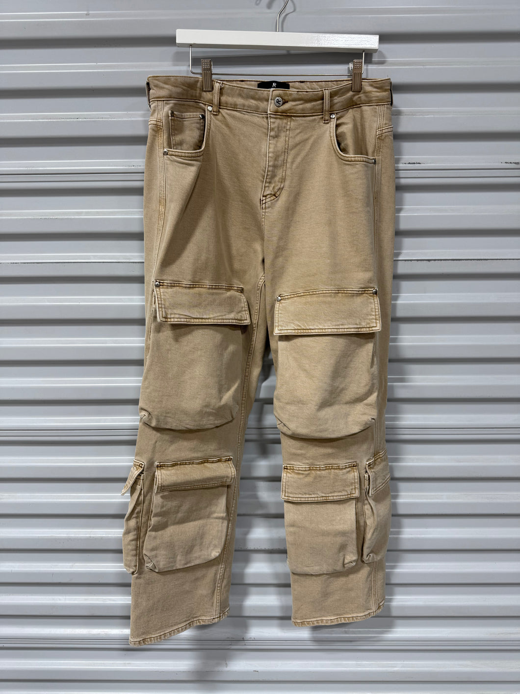 Represent Cargo Pants Tan Sz 32