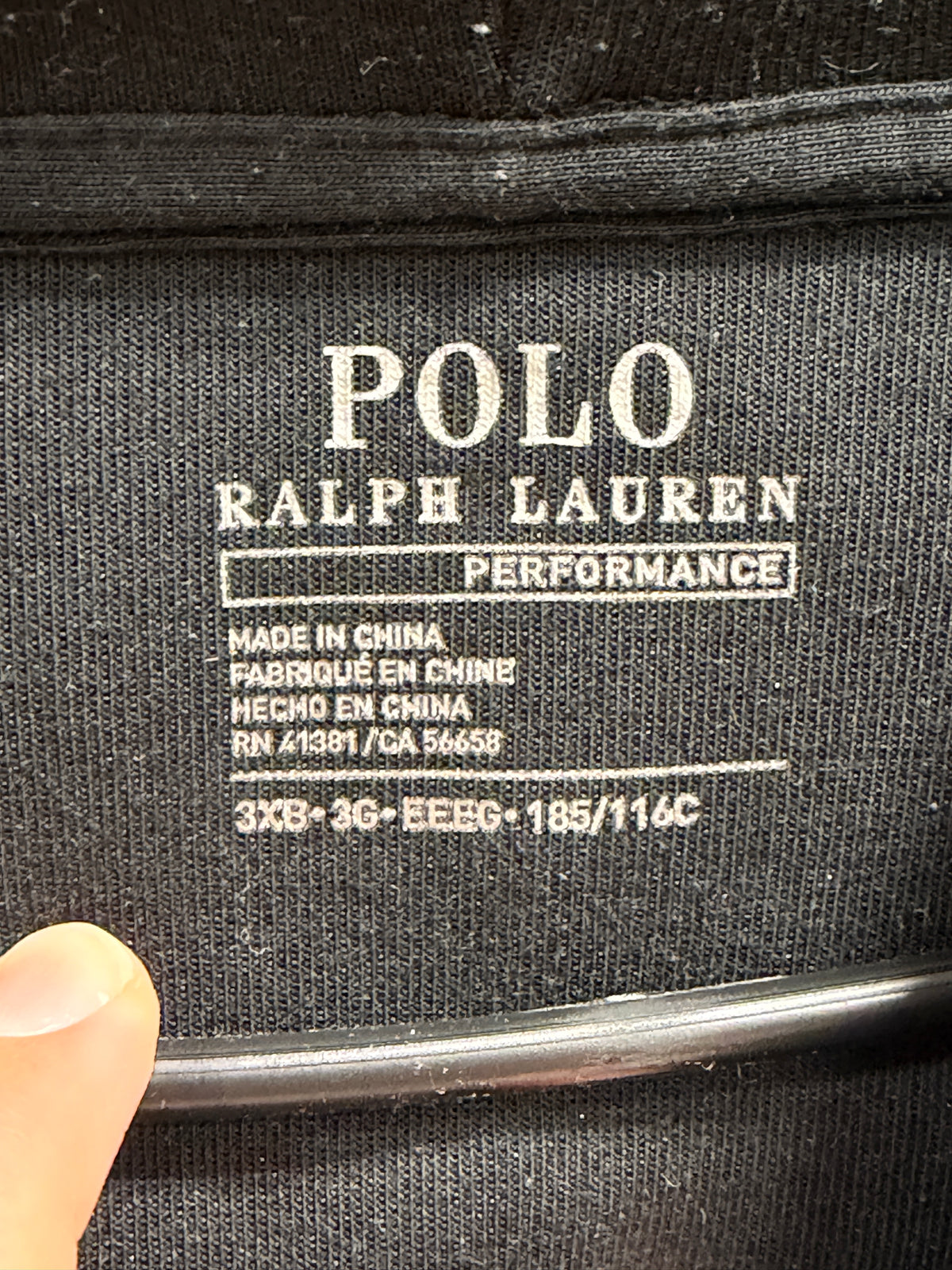 Polo Ralph Lauren Double-Knit Full-Zip Hoodie men's sz 3XL