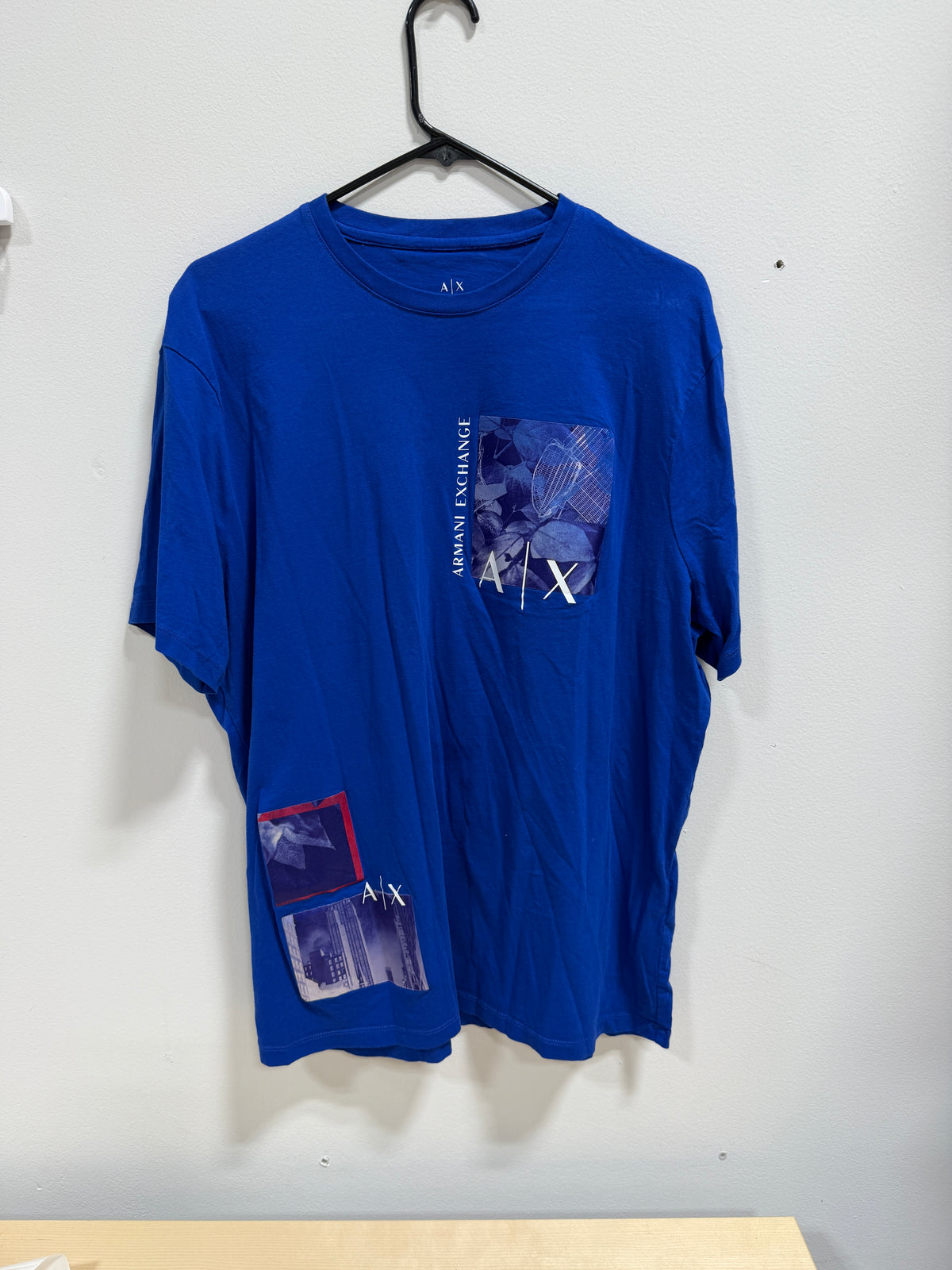 Armani Exchange crew-neck T-shirt men's sz 2XL