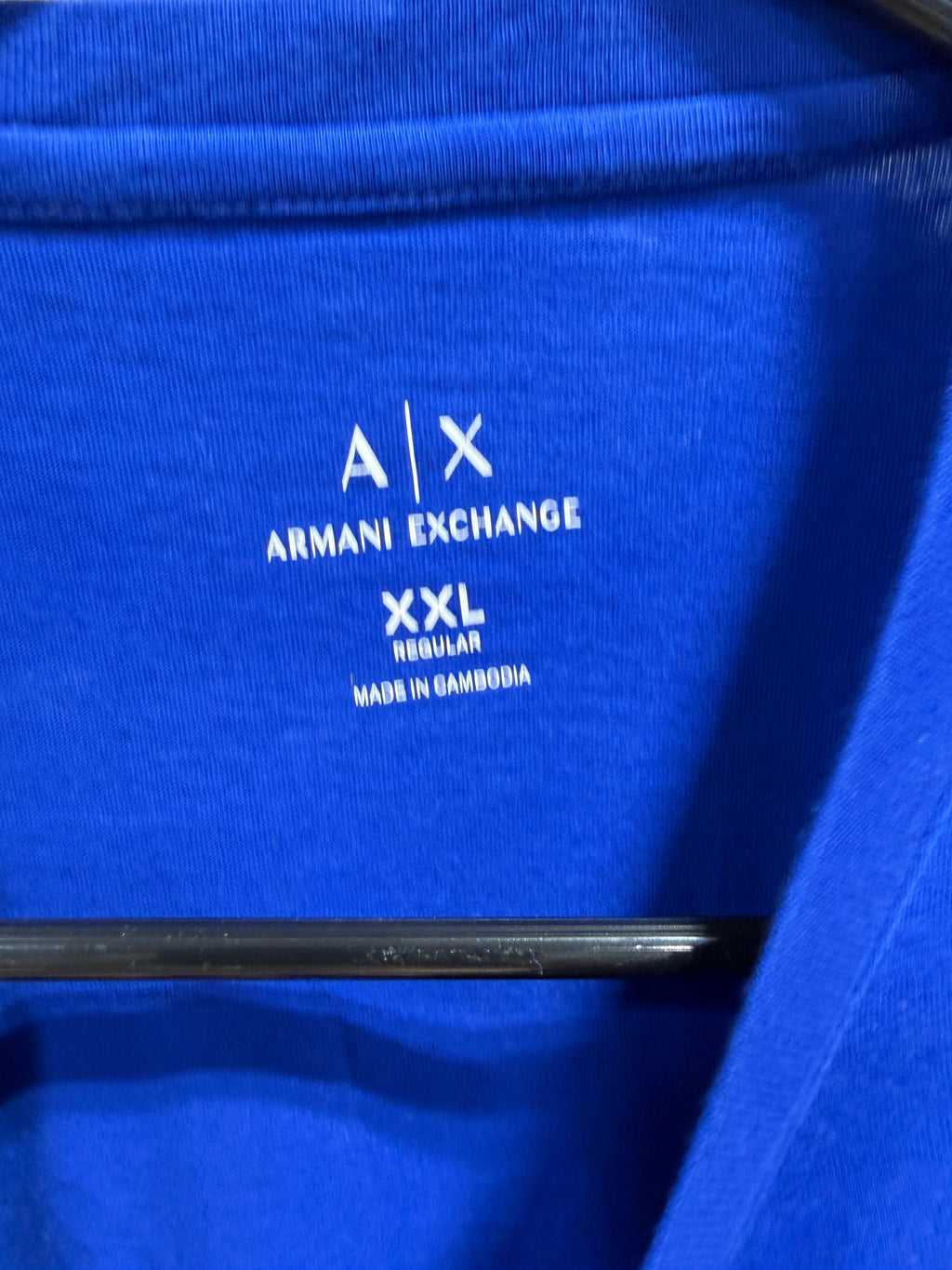 Armani Exchange crew-neck T-shirt men's sz 2XL