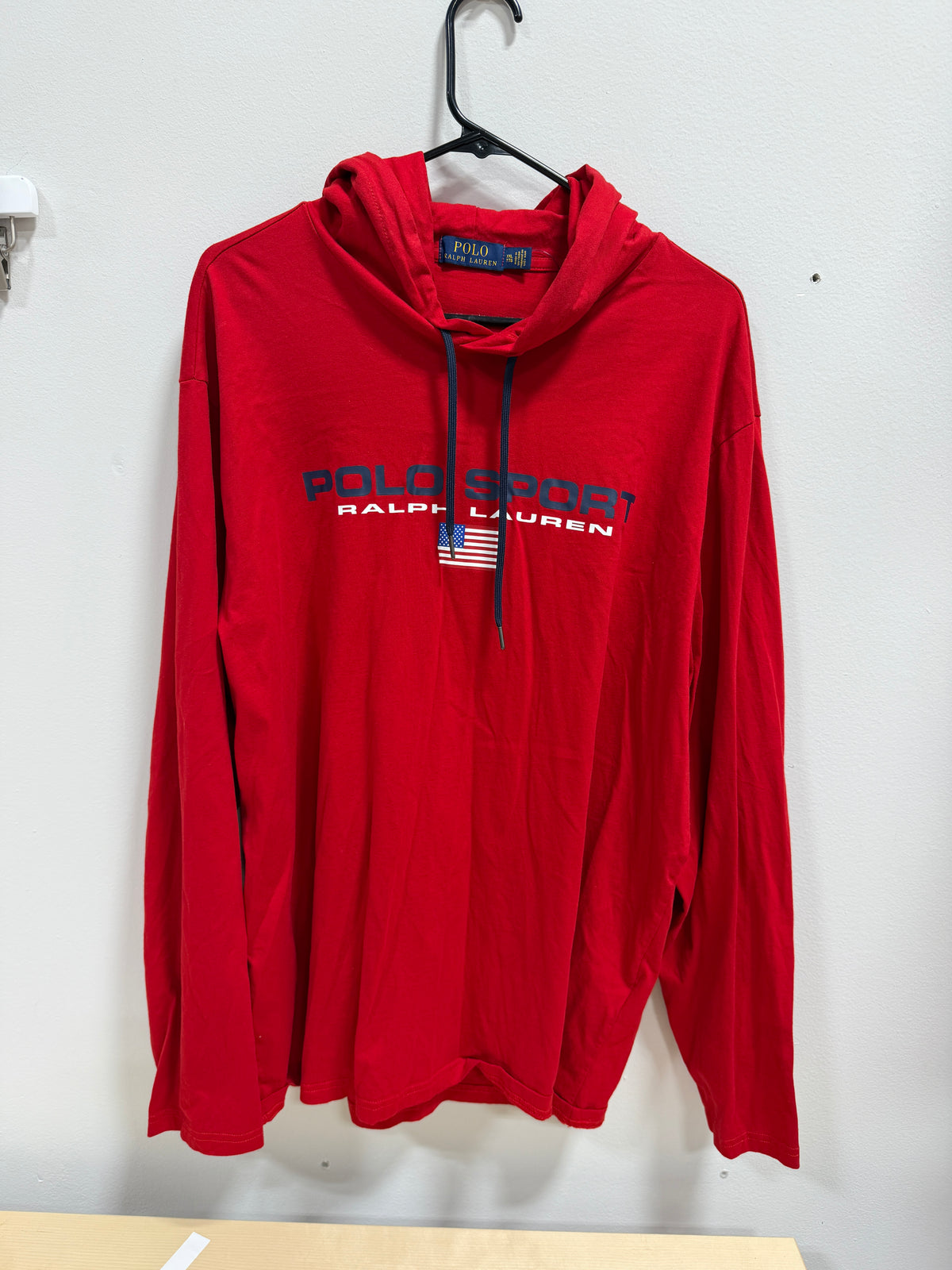 Polo Sport Ralph Lauren lightweight hooded T-shirt men's sz 2XL